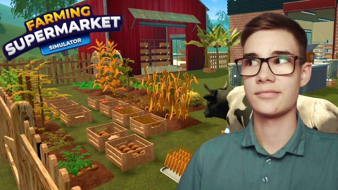 Открыл свой магазин с фермой в Farming & Supermarket Simulator #1