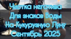 Рак, Скорпион, Рыбы. Чистка. Сентябрь 2025