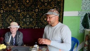 Шашлык из картофеля с салом в тандыре. (2023 г.)