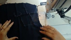 Моделирование. Обрабатываем шов `чешуя` в платье.