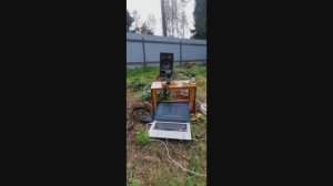 Тест колонок Sony на природе и в комнате.