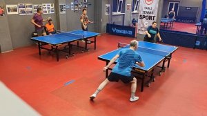 Бадаев А. (694) - Халаджиев П. (617) настольный теннис 16.09 Малиновый турнир СПб