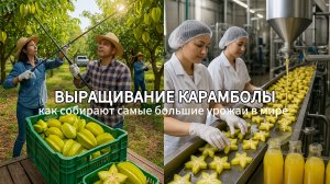 Как фермеры собирают карамболу: технология производства сока из карамболы