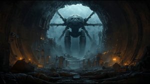 The Impaled Warden 🤖 2-Hour Eerie Ambience ｜ Hollow Moon Sentinel ｜ Frozen Citizens & Rusted Cities