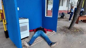 Учения по отработке действий при взрыве бытового газа