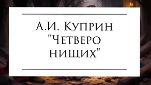 Аудиокнига  "Четверо нищих" А.И. Куприн #аудиокнига #детям #озвучка #куприн