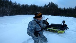 Испытание экспериментов над рулевой мини снегохода Азимут.
