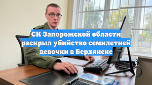 СК Запорожской области раскрыл убийство семилетней девочки в Бердянске