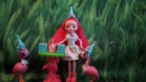 Обзор на куколку Энчантималс*Фанси Фламинго и её зверюшек Фламинго-Enchantimals*Fanci Flamingo