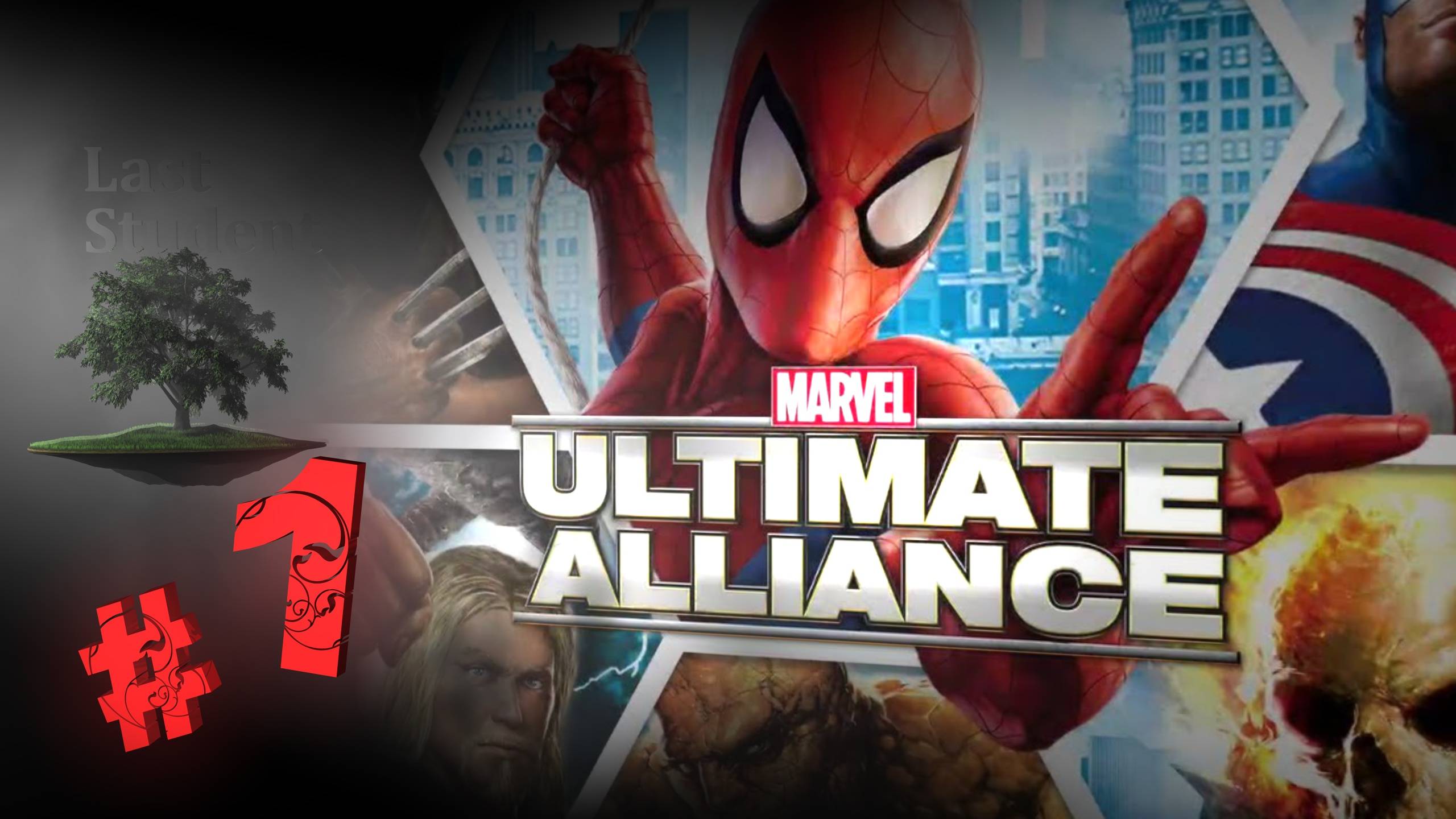 Marvel: Ultimate Alliance ♦ №1 - Скорпион, Зимний солдат, Радиоактивный человек и Фин Фан Фум.