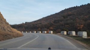 Серпантин, горы, Крым, лес, дорога на дикий пляж