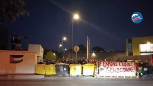 Протестующие заблокировали французский оборонный завод, поставляющий вооружения Израилю