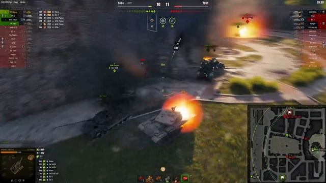 [Fermani wot] T57 Heavy ● Как один танк перевернул весь бой! Рекорд в мега битве на горе