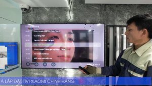 Lắp tivi XIAOMI A Pro 50 inches cho Nhà xưởng C2, Lô CN4G, Khu Công nghiệp DEEP C - 2B