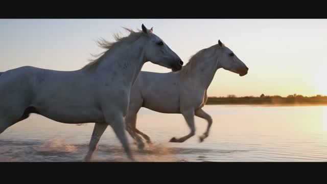 Грация диких лошадей.