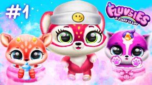 НОВЫЕ Милые Пушистики из Яиц как Kpopsies. Играем в игру - Fluvsies: A Fluff to Luv Part 1
