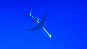 Tu-154B-2 над городом Вязники 12.09.2025