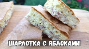 Шарлотка, тающая во рту. Идеальный Рецепт! Просто, Воздушно, Неповторимо вкусно!