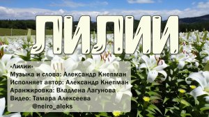 Лилии. Автор и исполнитель Александр Кнепман. Нейровидео от @neiro_aleks