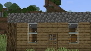 построил крутой дом (100дней в майнкрафт)