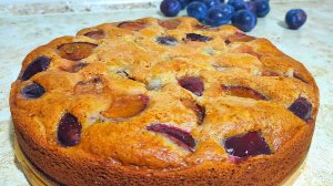 СЛИВОВЫЙ ПИРОГ С МЁДОМ💥Ольгины Рецепты