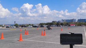 Gymkhana GP 2025 stage5 / Nosal Julia Honda VTR 250 / heat 3
