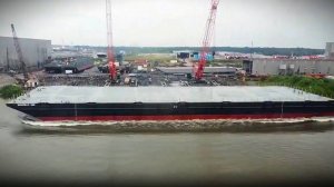 Спуск на воду новой роботизированной баржи SpaceX  «You’ll Thank Me Later»