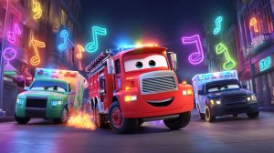 ТАНЦУЕМ И ПОЁМ С ПОЖАРНОЙ МАШИНОЙ | ПЕСЕНКА ПРО МАШИНКИ | ПЕСНИ И МУЛЬТФИЛЬМЫ ДЛЯ ДЕТЕЙ