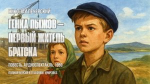 Аудиокнига: Николай Печерский — Генка Пыжов — первый житель Братска | повесть, аудиоспектакль, 1959