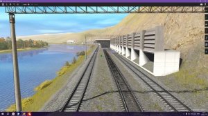 TRS19_22, Тарская, пытаемся повешать КС в галерее.