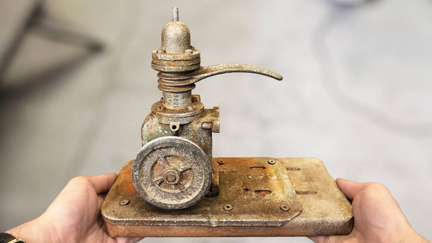 💥 Компрессор из 50-х ЗАВЕЛСЯ спустя 70 лет! ШОКИРУЮЩАЯ реставрация! 🔧🔥 смотреть онлайн