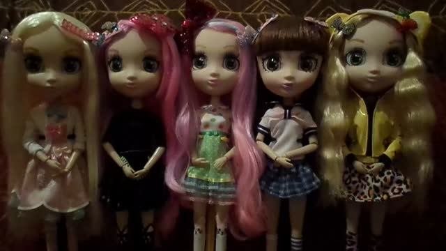Моя коллекция кукол Шибаджуку Гёрлз. Полная коллекция все 5 штук серия 1*Shibajuku Girls