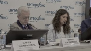 Пресс "Итоги Международного форума объединенных культур" в "Интерфаксе" (фр.8)