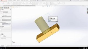 Solidworks Урок 3. Вытянутая бобышка.