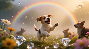 🐶🎧 АУДИОСКАЗКА: Продолжение приключений щенка, нашедшего радугу