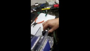 Разборка, смазка шейки вала редуктора гравер угловой красный (Полное видео)