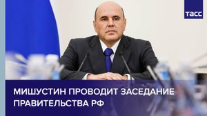 Мишустин проводит заседание правительства РФ