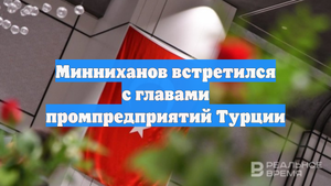 Минниханов встретился с главами промпредприятий Турции