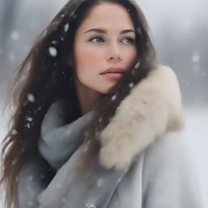 Песня Ей снежинка на волосы с неба упала