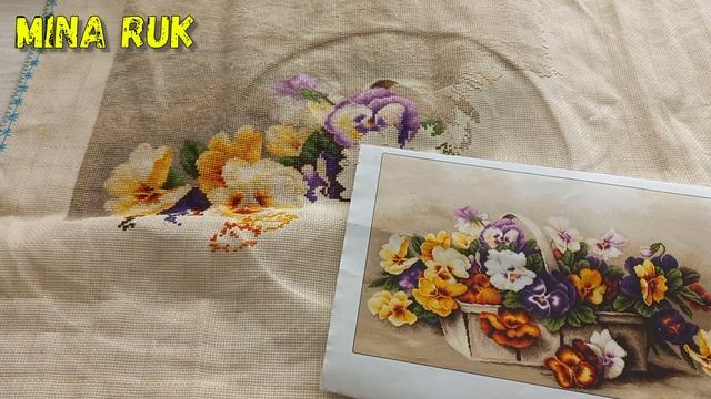 Вышивка в цифрах. Август 25г. 15 процессов и 23 тыс. крестиков. смотреть онлайн