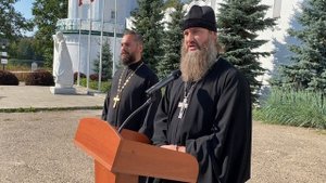 Приветственное слово участникам делегации игумена Гавриила (Рожнова)