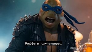 рок концерт  черепах