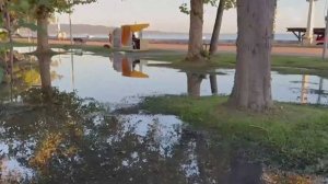 В столице Абхазии запретили купаться в море из-за коммунальной аварии