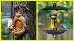 Красивые кормушки для птиц, радующие глаз и пернатых друзей! 🐦