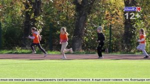 Сегодня на новеньком стадионе школы №15 воспитанники детских садов  стали участниками кросса