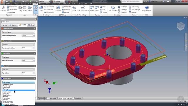 25 - Diving into 2D Milling Head-first - Part 2 - Finish OP1_Holes смотреть онлайн