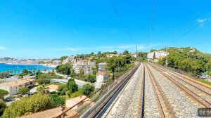 🚄 4К SmartTV ➤ Тулон - Марсель, вдоль Лазурного берега, Франция!