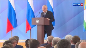 Александр Соколов выступил с ежегодным посланием о социально-экономическом положении региона