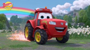 ТРАКТОР ЕДЕ НА ФЕРМУ И ПОЕТ | ПЕСНИ И МУЛЬТФИЛЬМЫ ДЛЯ ДЕТЕЙ