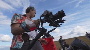 Один из эпизодов съемки полнометражного кино в Томске.